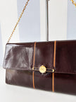 Italiaanse leren 70s tas