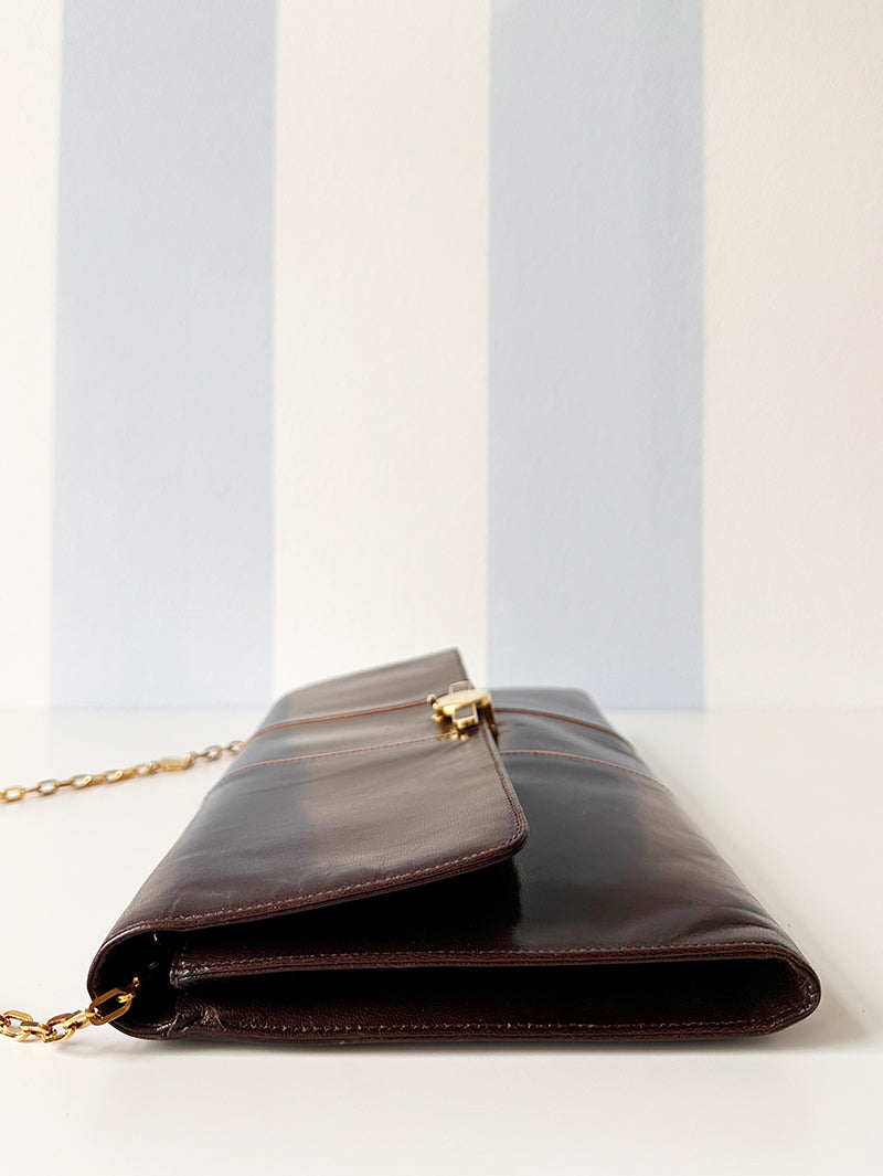 Italiaanse leren 70s tas