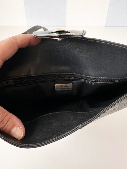 Antraciet designer schoudertas