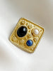 Vierkante broche