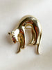 Gouden luipaard broche