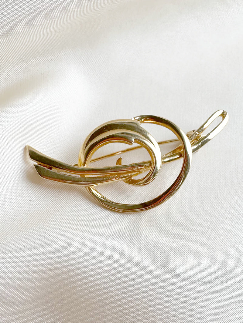 Gouden fantasie broche