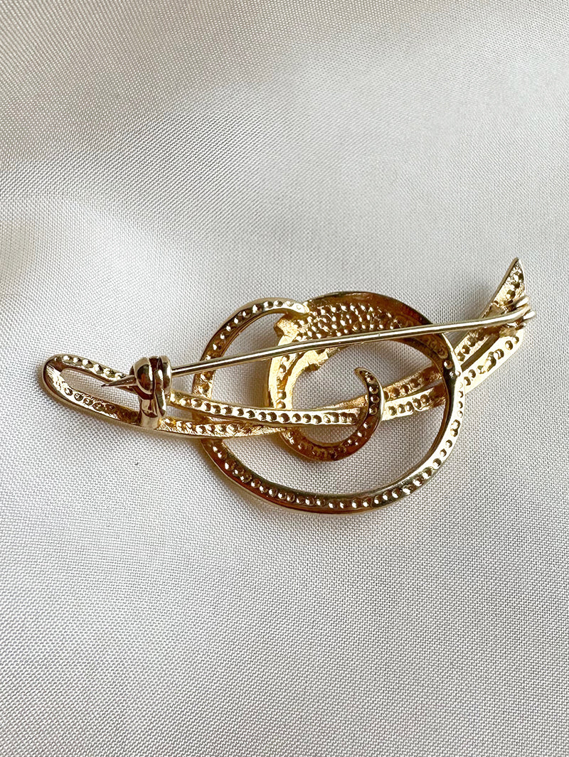 Gouden fantasie broche