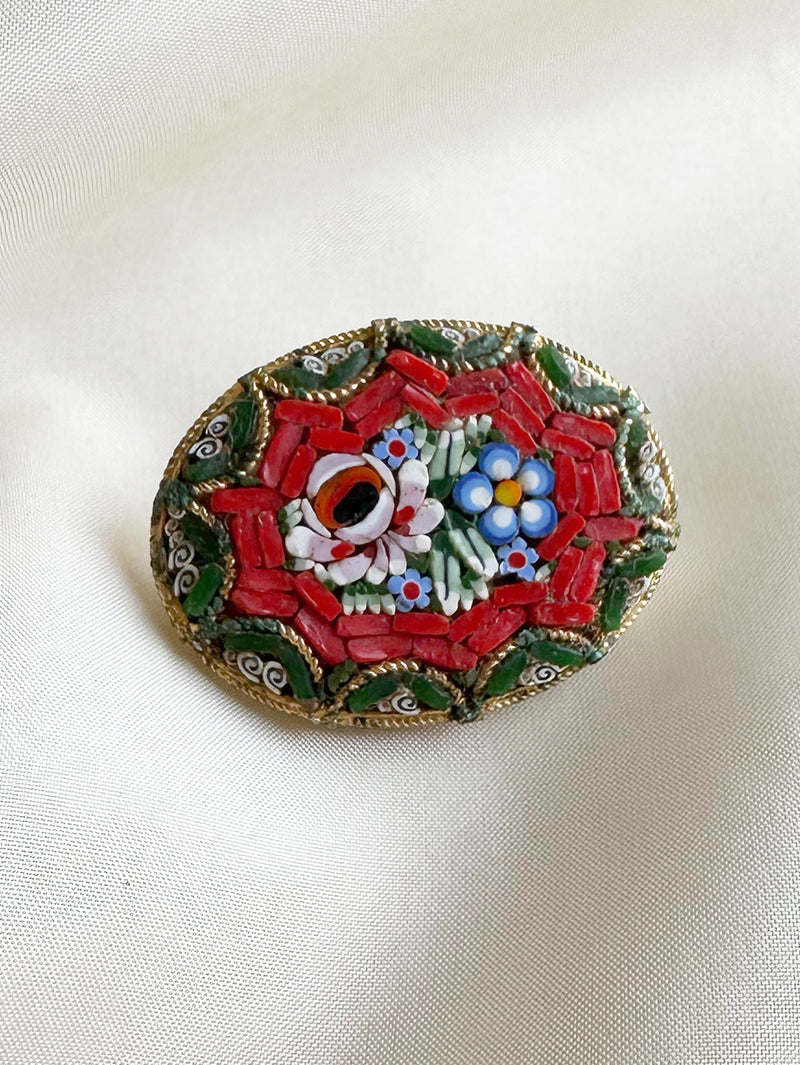 Micro mozaïek broche