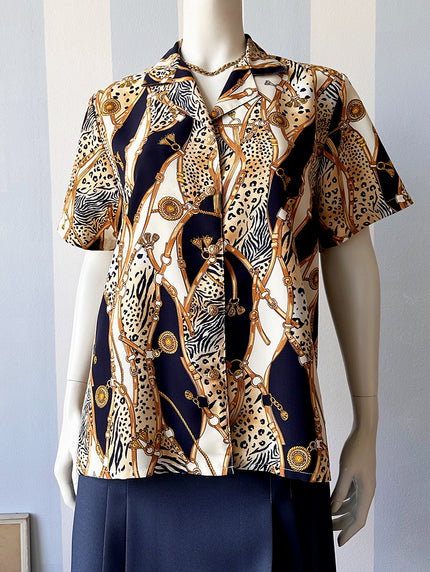 Vintage print blousje