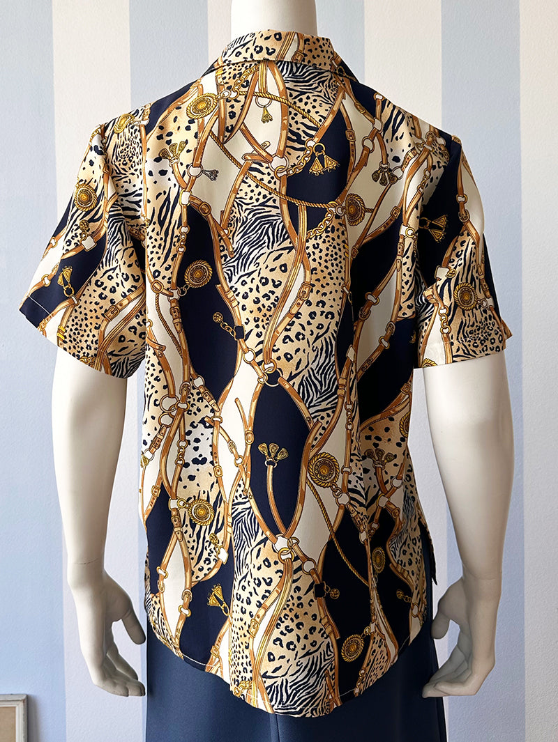Vintage print blousje