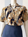 Vintage print blousje
