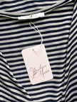 Gestreepte designer overslagtop