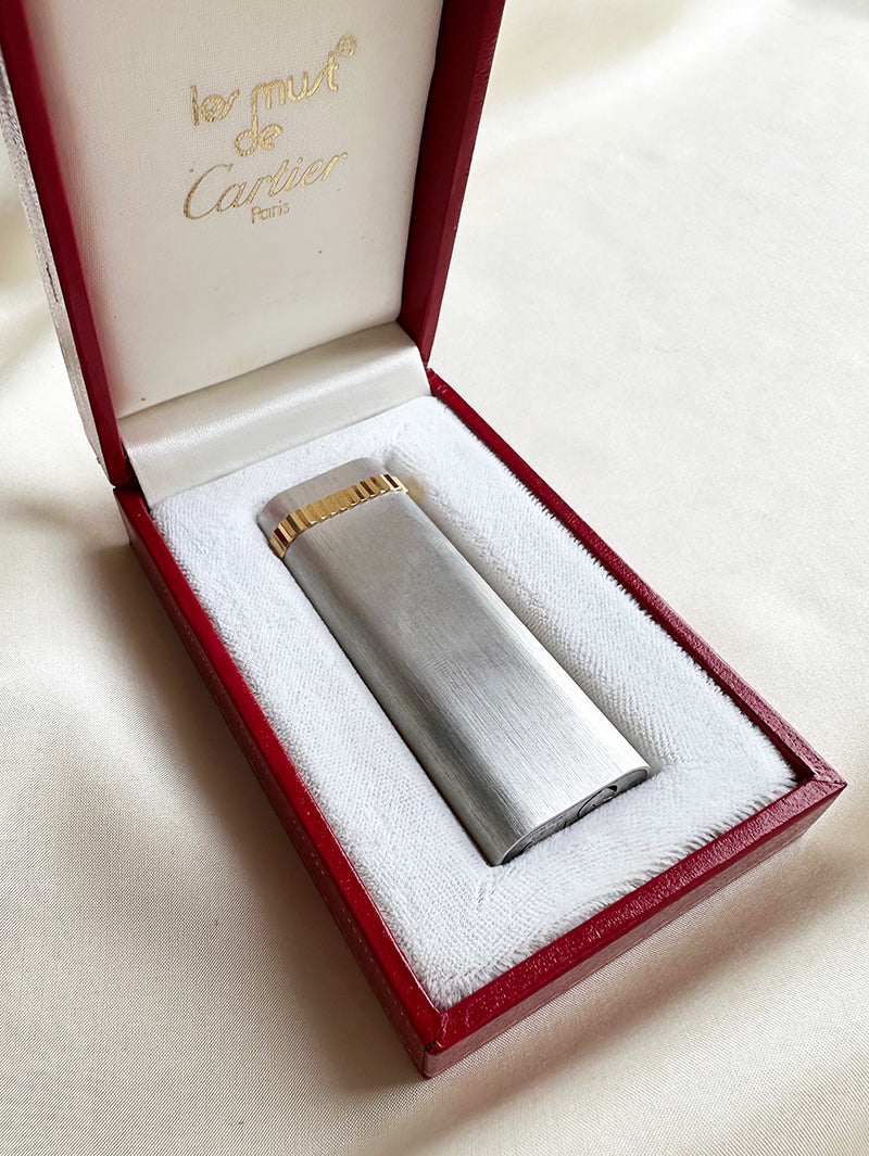 Goud met zilveren designer aansteker