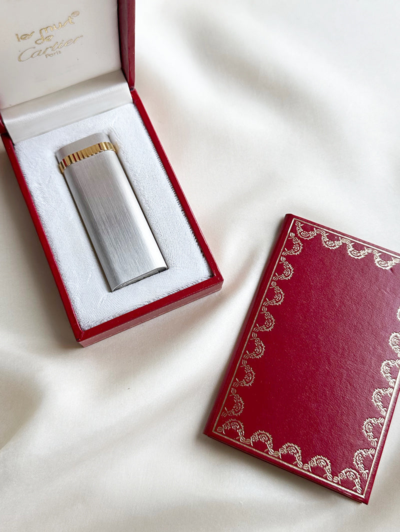 Goud met zilveren designer aansteker