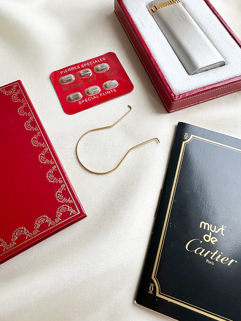 Goud met zilveren designer aansteker