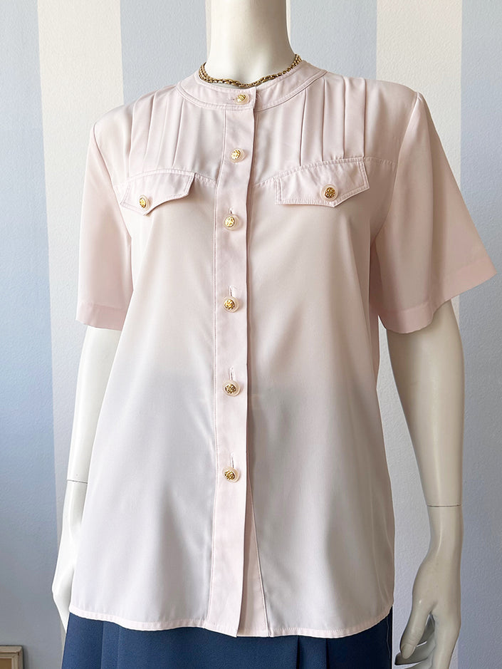 Lichtroze blouse
