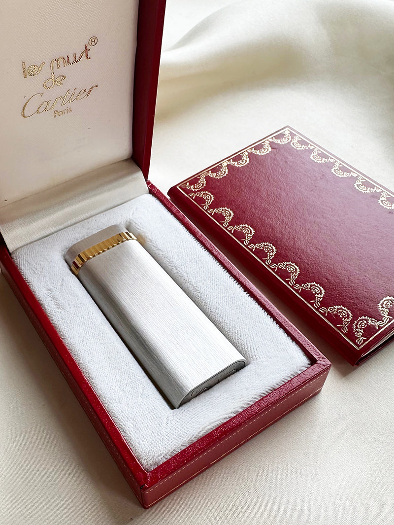 Goud met zilveren designer aansteker