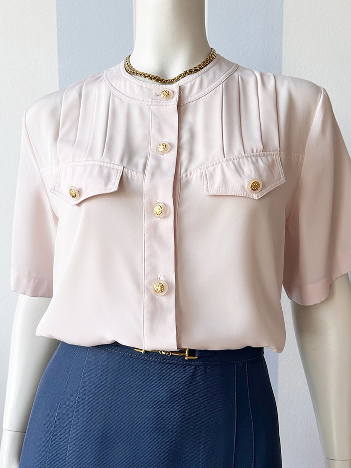 Lichtroze blouse