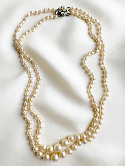 Dubbele parelketting