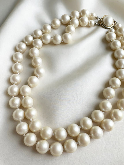 Chunky faux parelketting