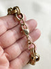 Gouden chunky schakelarmband