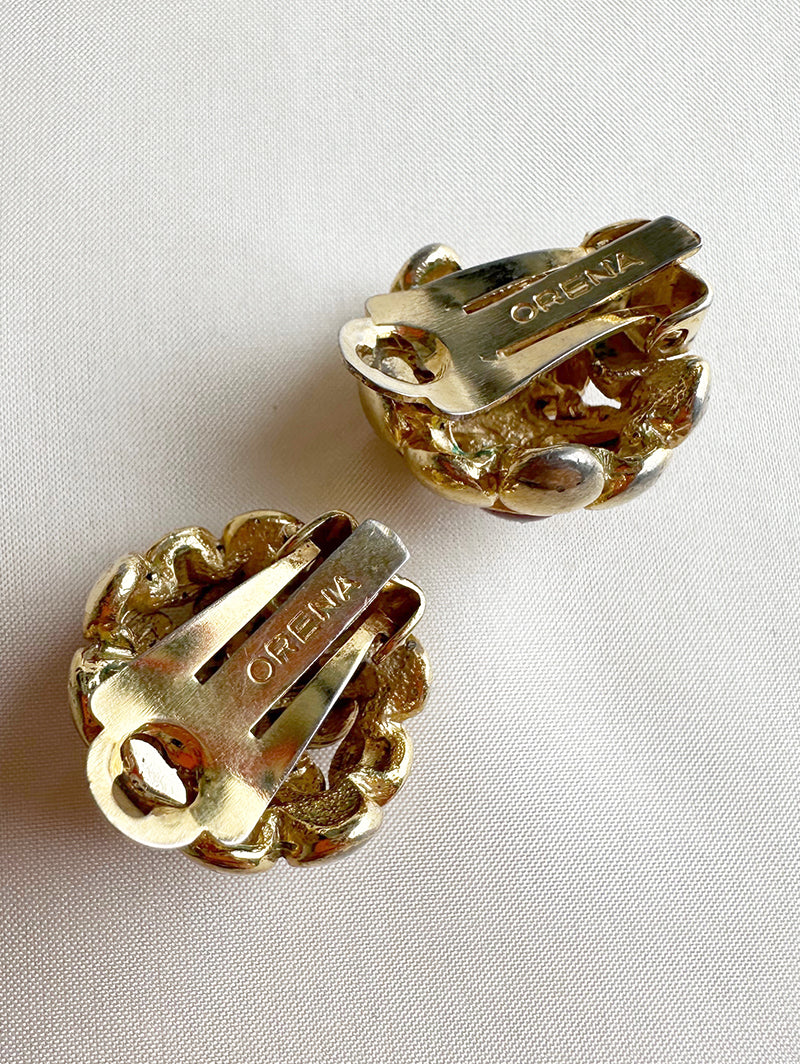 Vintage designer oorclips