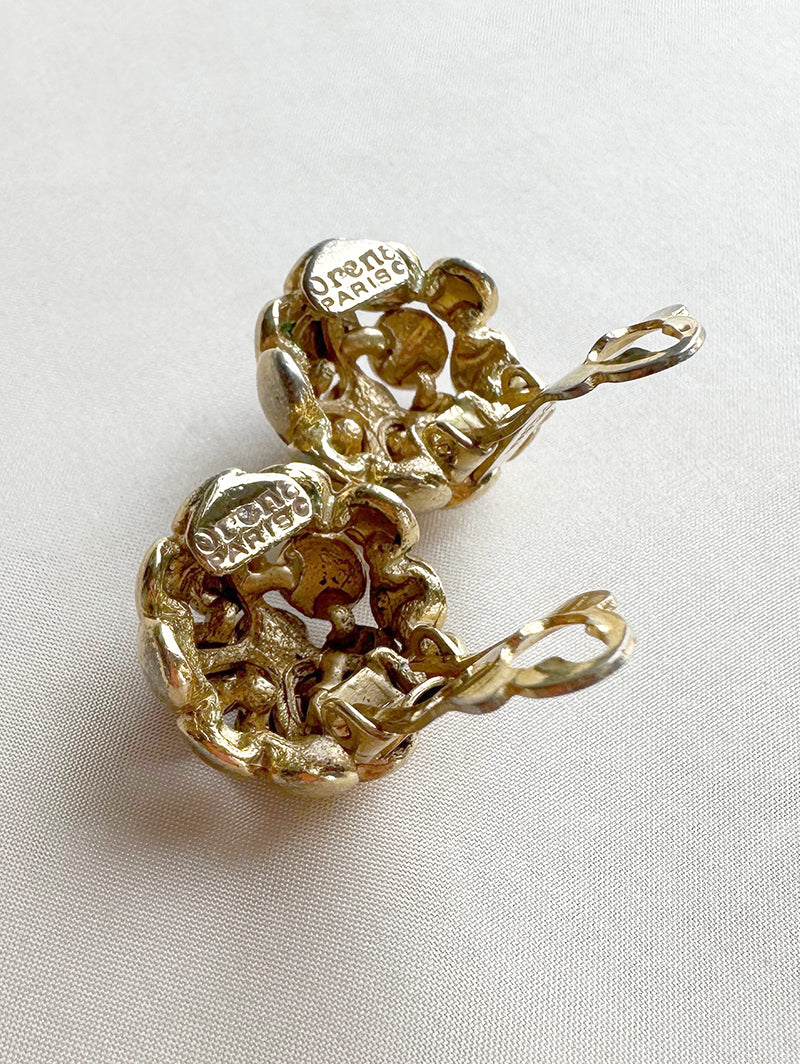 Vintage designer oorclips