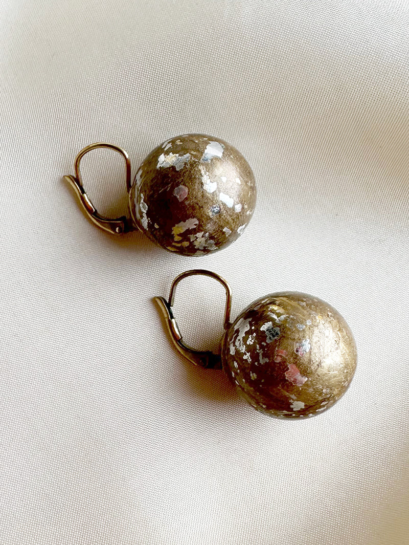 Goud/zilveren oorhangers