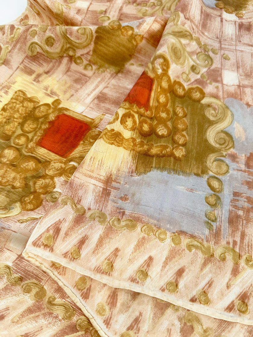 Carré met abstract dessin