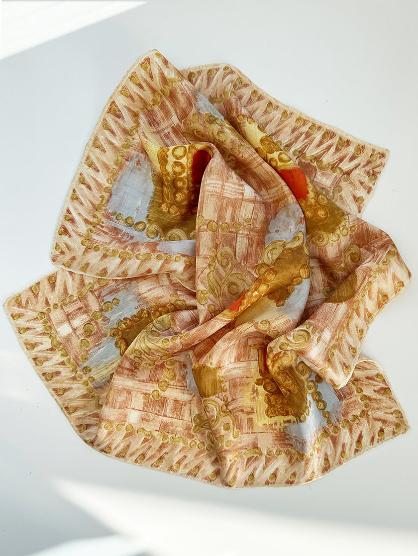 Carré met abstract dessin