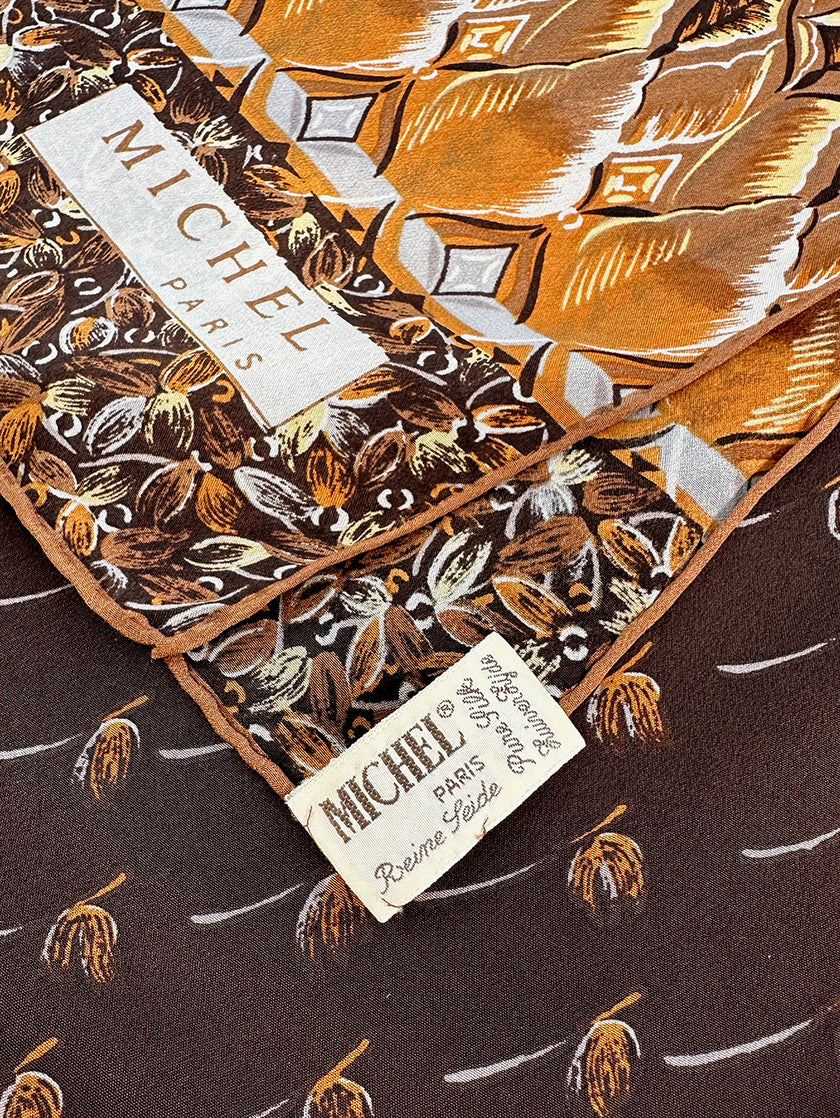 Lange zijden designersjaal