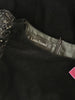Zwarte velours designer jurk