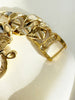 Vergulde chunky designer armband