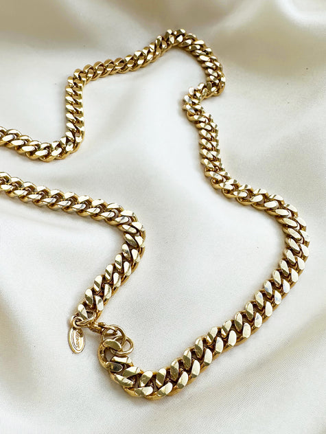 Verguld designercollier
