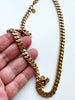Verguld designercollier