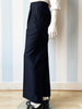 Donkerblauwe wollen designer herenpantalon