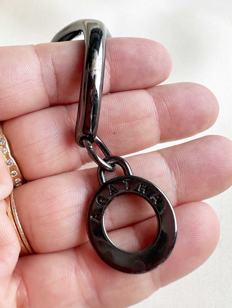 Zwarte designer armband