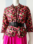 Floral jasje met roezelrandjes