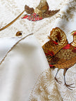 Zijden sjaal met fazanten