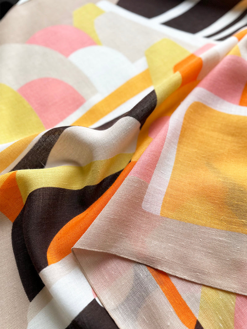 Vintage sjaal van wol met angora