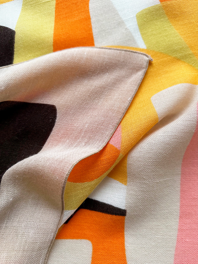 Vintage sjaal van wol met angora