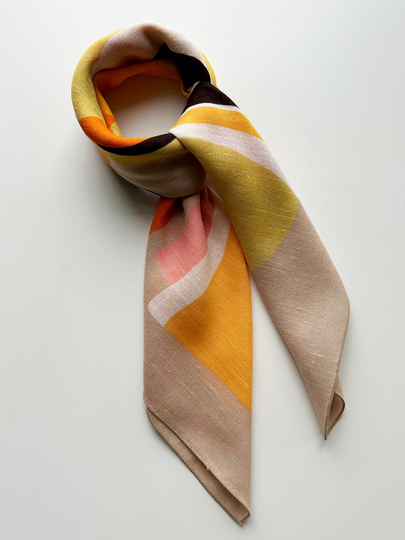 Vintage sjaal van wol met angora