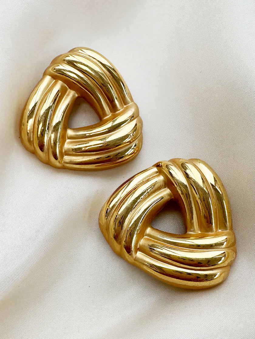 Gouden gesigneerde schoenclips