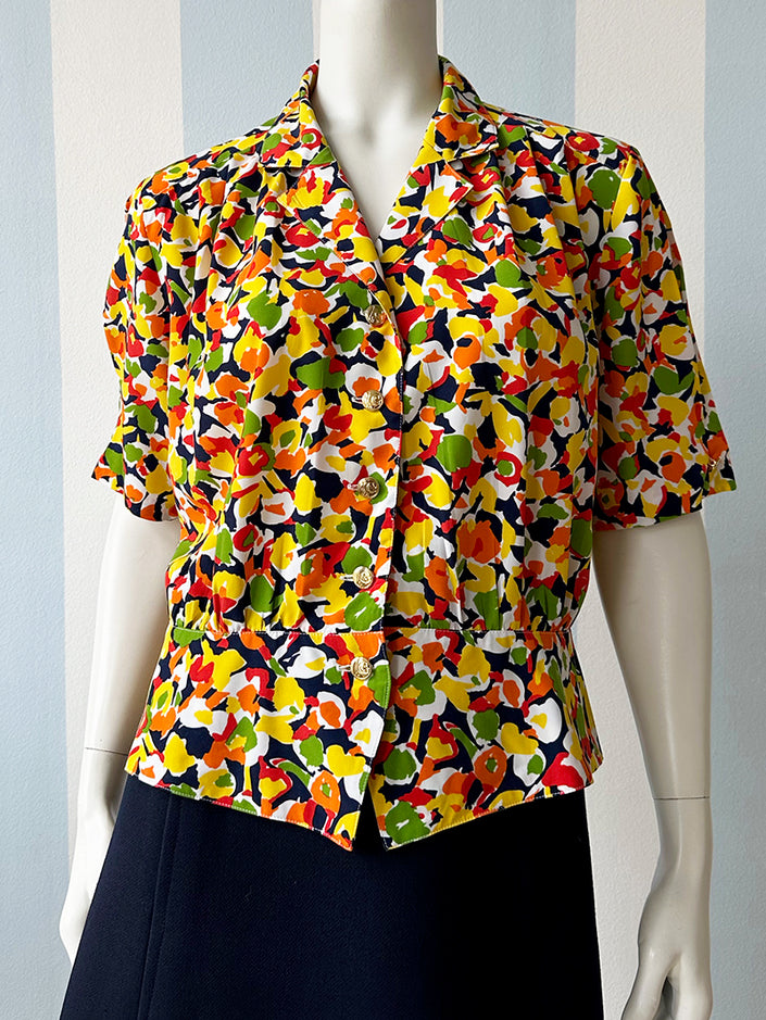 Floral print blousje