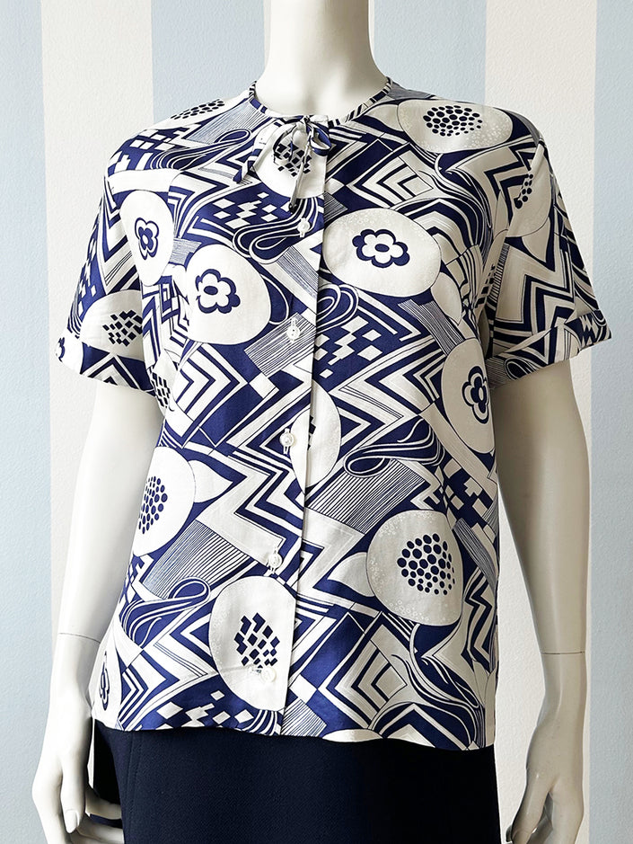50s print blousje