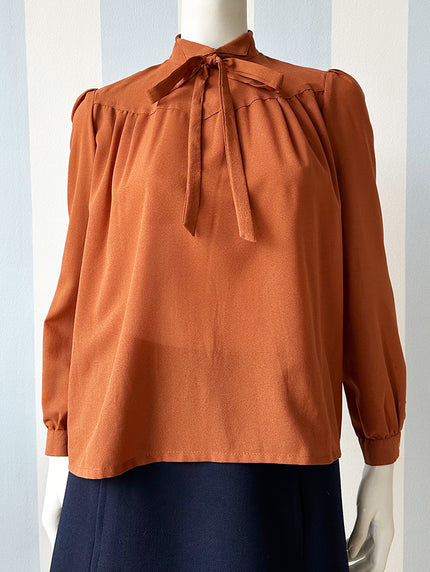 Roestbruin vintage blousje