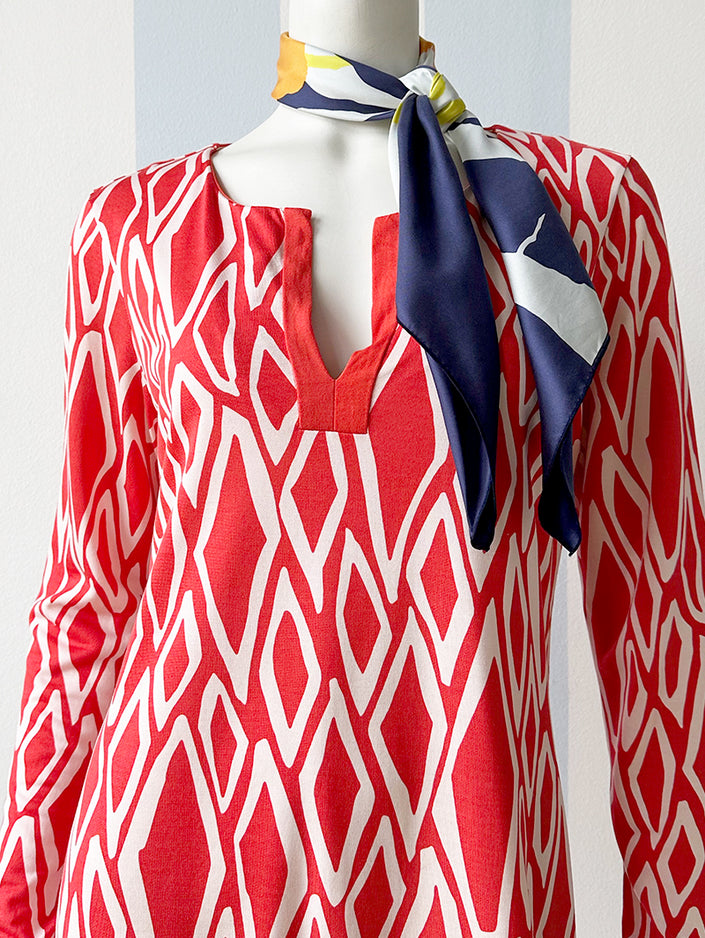 Zijden designer tuniek