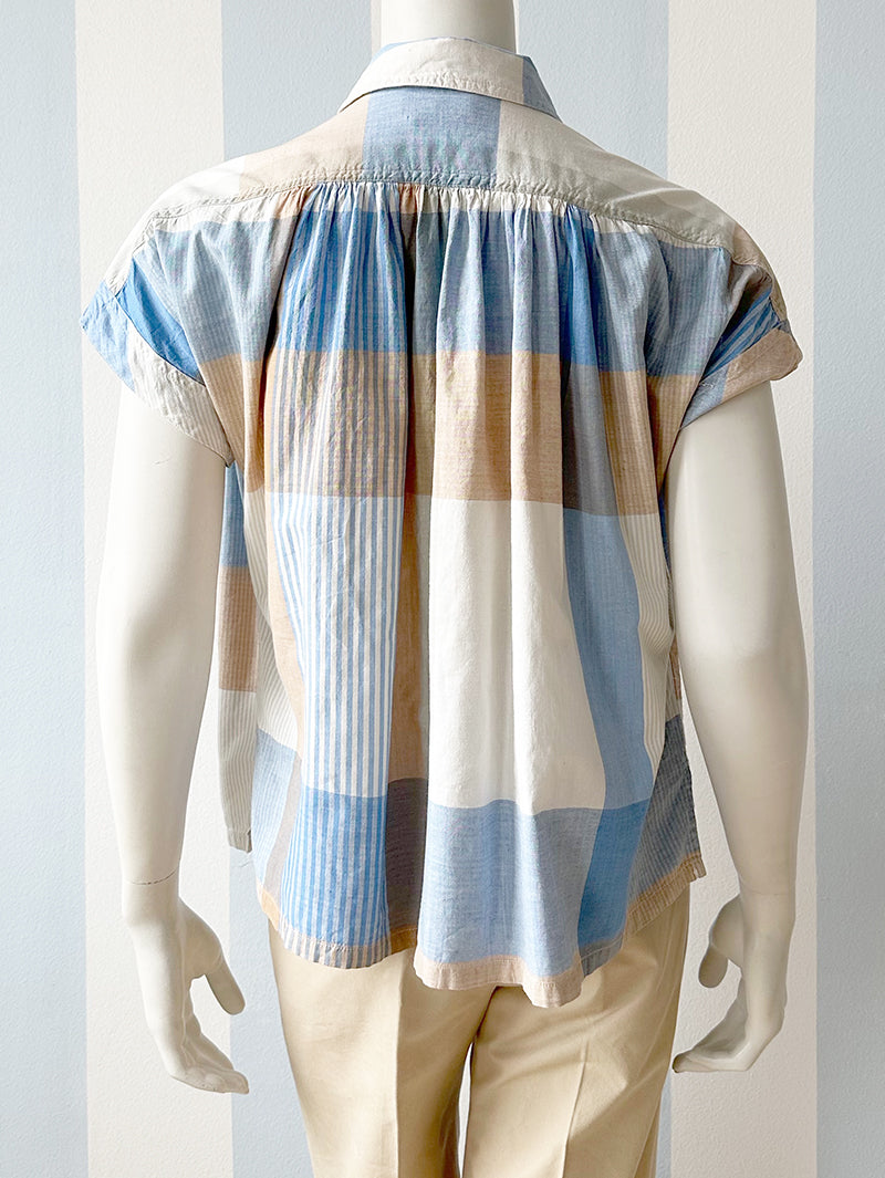 Vintage ruiten blousje