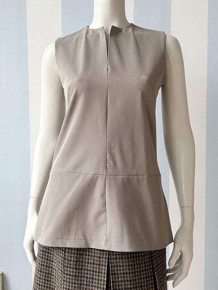 Taupe top
