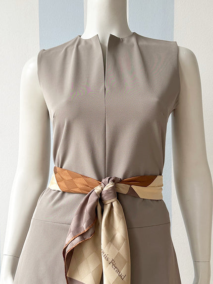 Taupe top