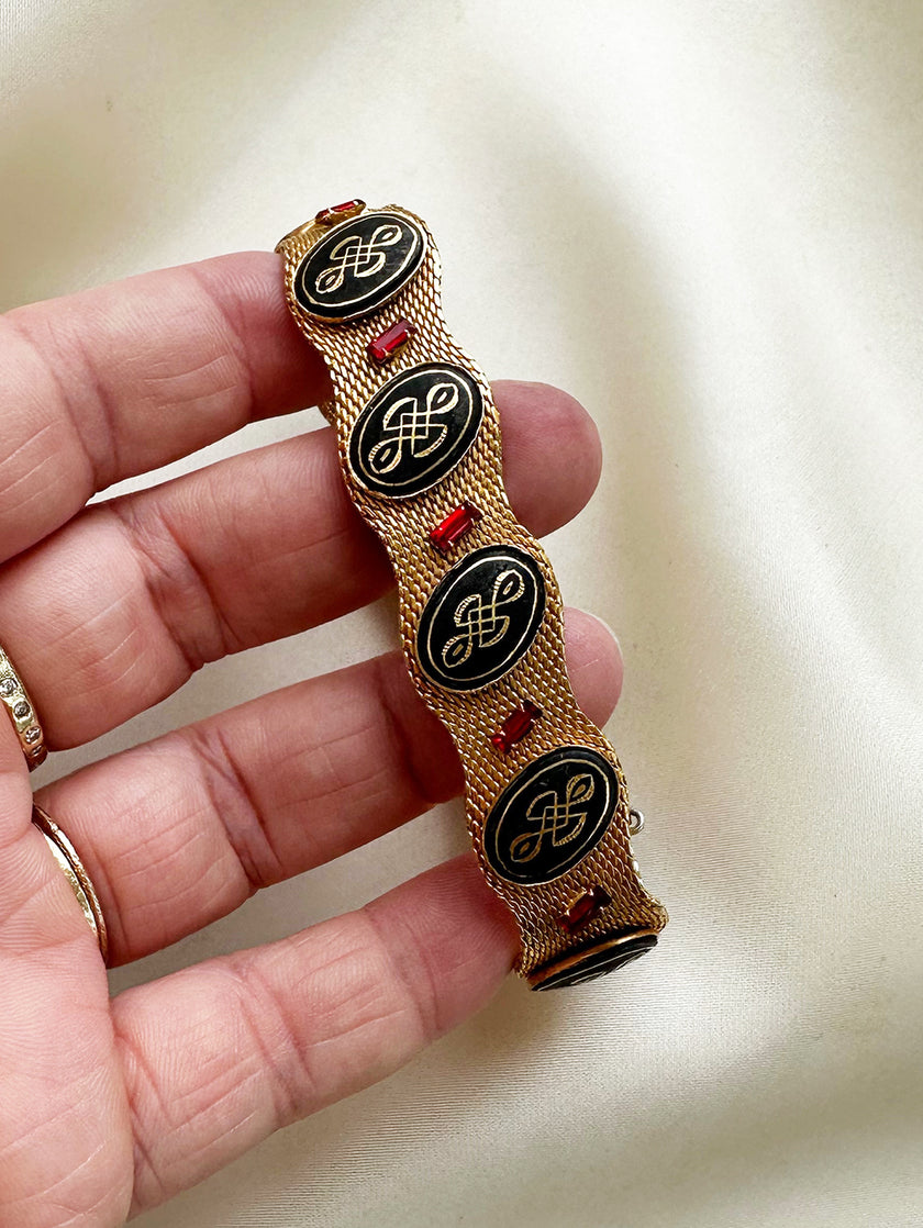 Vergulde Toledo Damascene armband