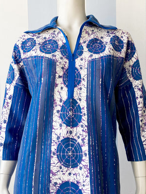 Scandinavische tricot batik jurk
