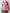 Oud-roze blouse met opengewerkt kraagje