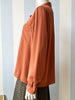Vintage roestbruine blouse